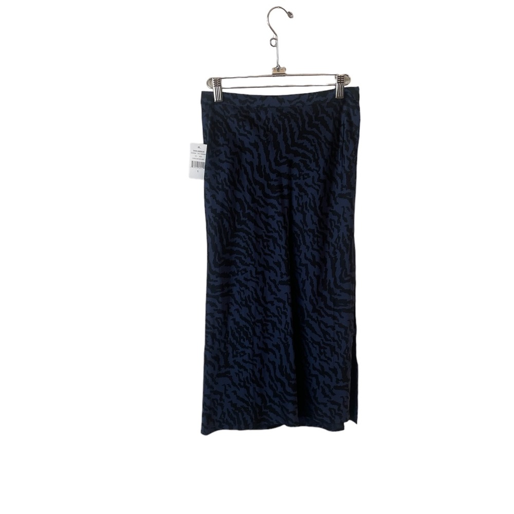 Good American NWT Double Bar Bias Skirt Satin Date Night Size 1 (S/M) Side Slit